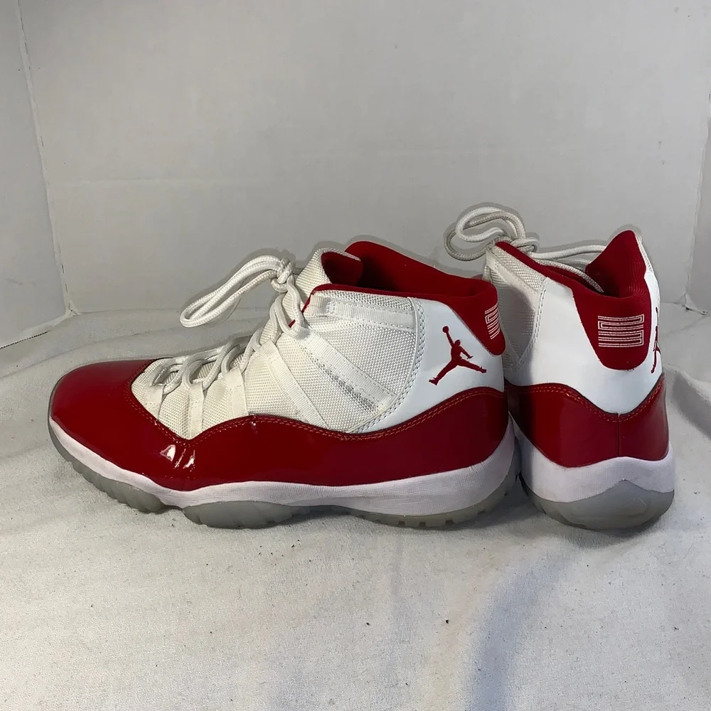 Men’s Air Jordan 11 Cherry Red Sneakers